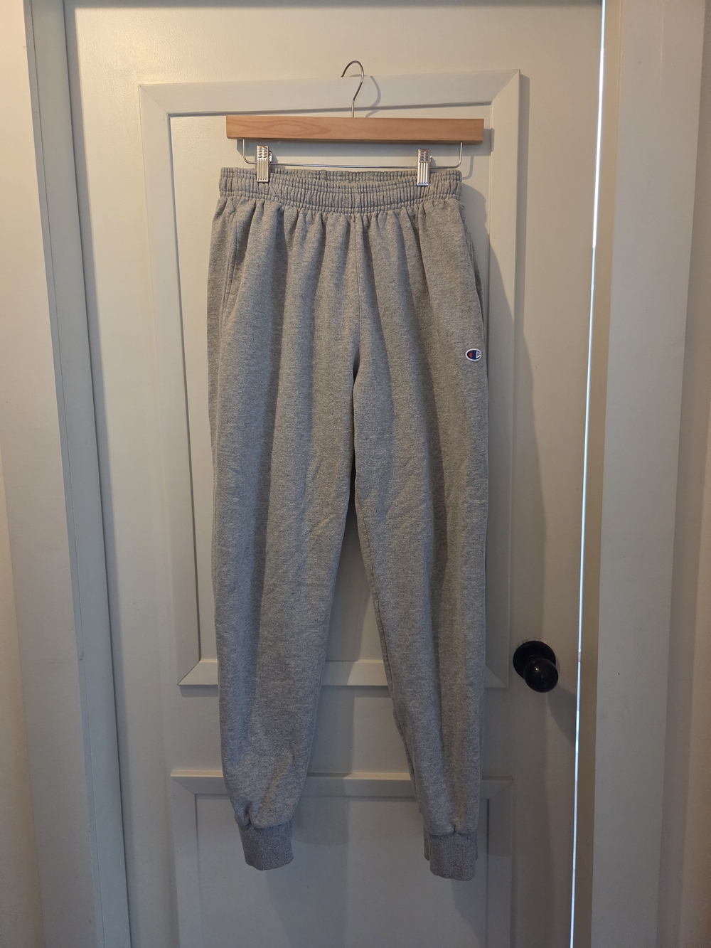 Champion Gray Fleece Sweatpants Large